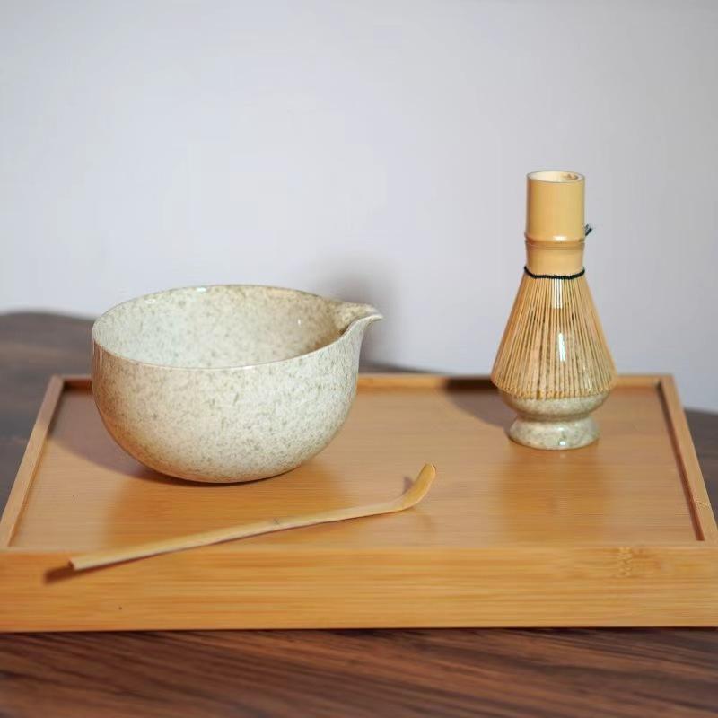Japanese-Style Tea Ordering Bowl New Handmade Retro Threaded Matcha Bowl Ceramic Dry Brewing Bowl Song Dynasty Tea Ordering Tool Accessories None