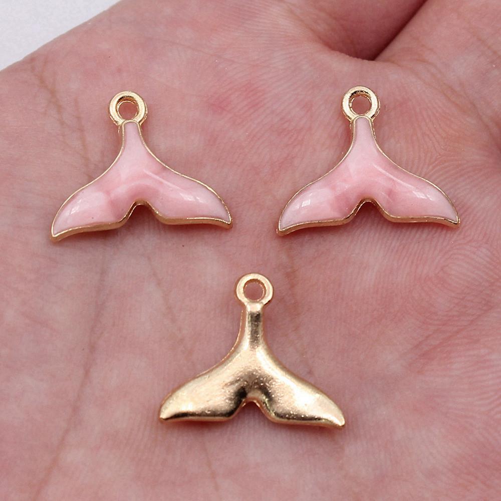 Charms Flamingo Mermaid Enamel Pendants Wedding Jewelry Findings QC054