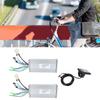 36V 48V 1000W 38A Motor Controller Electric Bike Conversion Dual Drive Controller P3H Display Panel for 22.2mm Handlebars DIY Modification