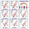 60pcs Wire Lug Connector Ring SC6-25 Copper Connectors Bare Cable Electric Crimp Terminal Connector Kit New