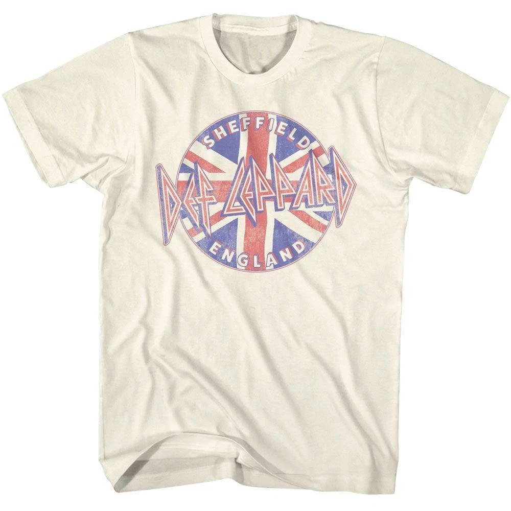Def Leppard - Sheffield - American Classics - Solid Off-White  Short Sleeve 140