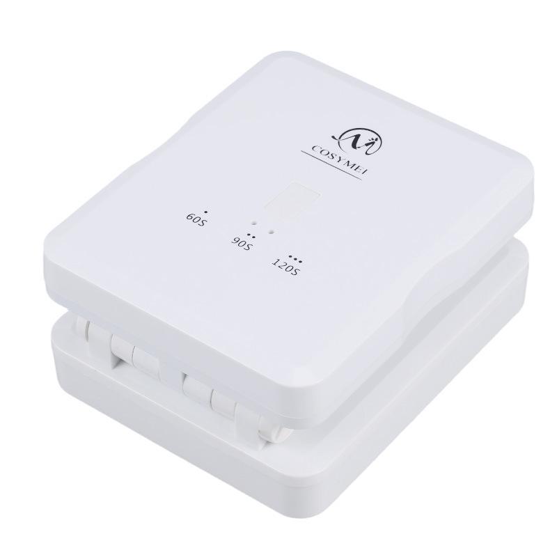 Portable Folding LED Manicure Lamp with Flip Cover – Quick-Drying, Smart Phototherapy for Nails, No Blackening Hands