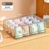 Stackable Multi-Layer Underwear and Medicine Organizer Box - Transparent, Multi-Purpose Storage.