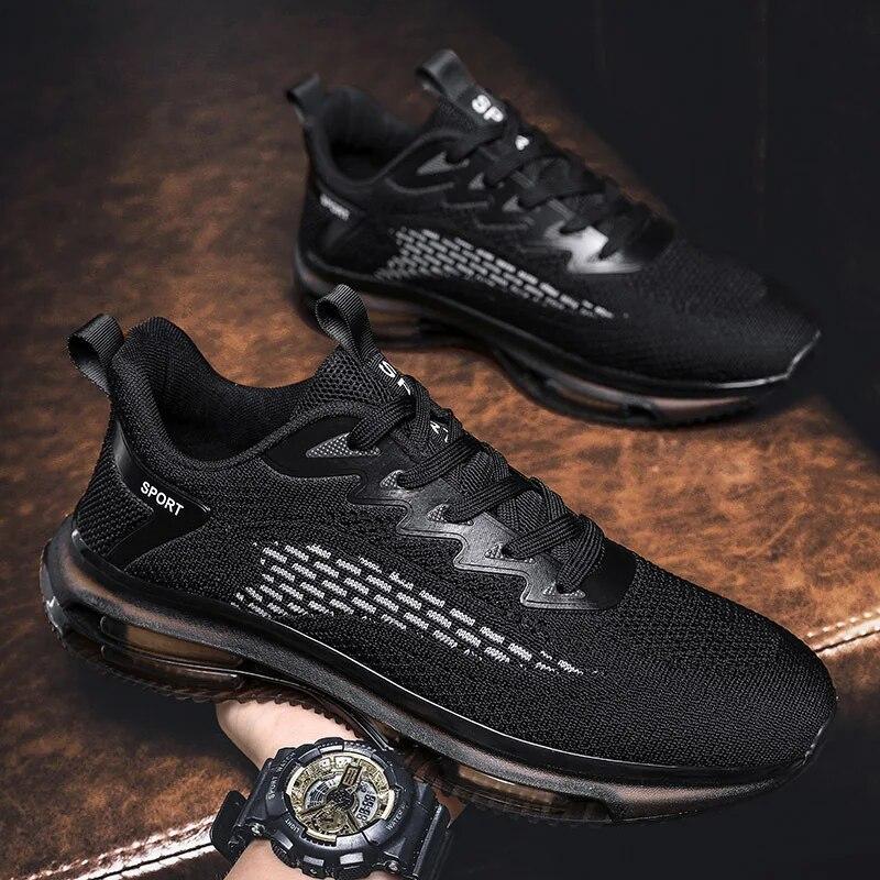 

Дышащие кроссовки мужские весенние сетчатые легкие кроссовки на шнуровке повседневные нескользящие кроссовки Zapatillas Deportivas Para Mujer 45