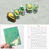 Film Self-Adhesive Nail Ice Cube Sticker Aurora Nail Foils 3D Cellophane Paper Laser Nails Film