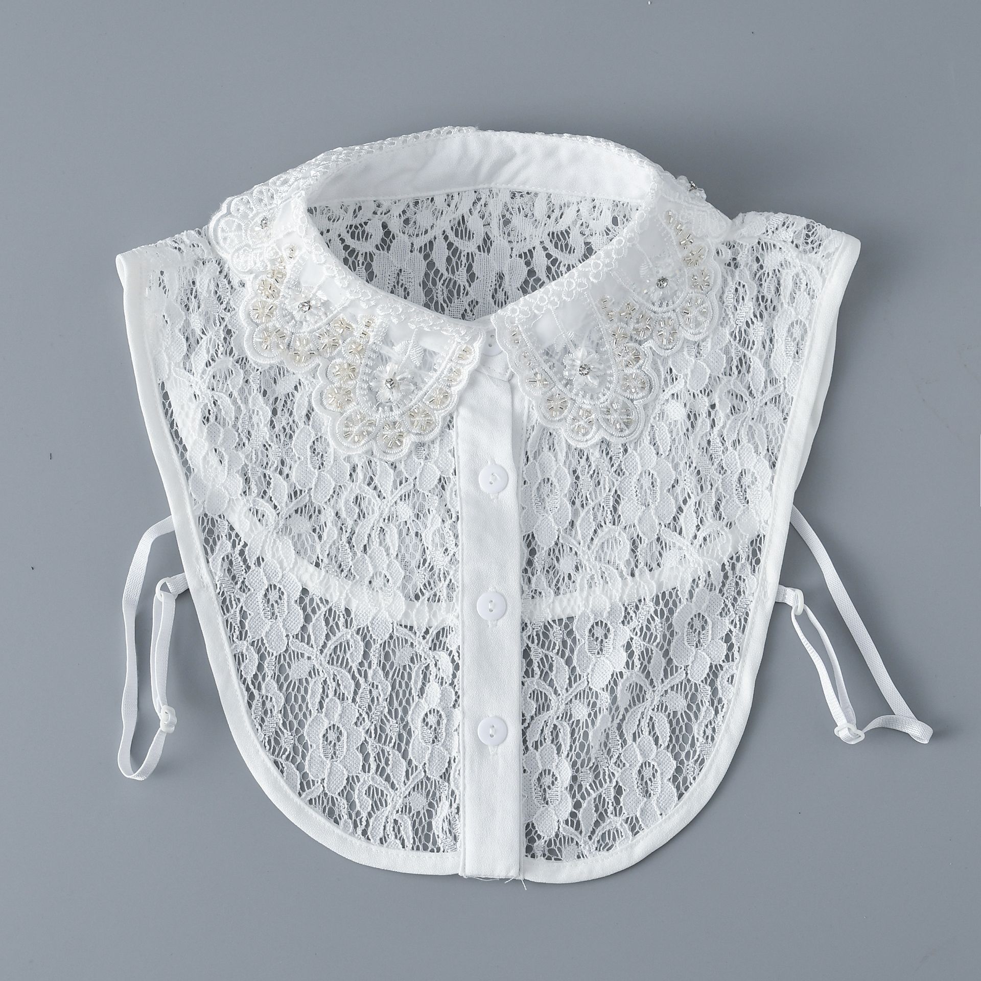 

Осень Женский Кружевной Съемный Воротник Женский Съемный Свитер Белый Ложный Воротник Декоративный Элегантный Рубашка для Девочек Ложный Воротник