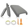 Konsollock & Framdörr Armstöd Skyddsläder För Honda Civic 2006-2011 NYTT