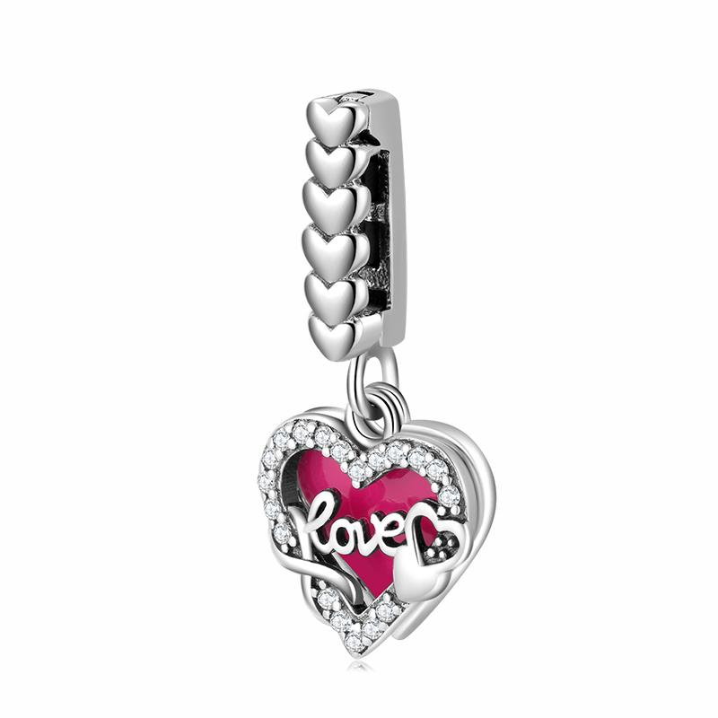 Designer Charms 925 Sterling Silver Tortoise Panda Unicorn Clip Beads with Clear CZ Bead Charms for Reflection Bracelet Jewelry
