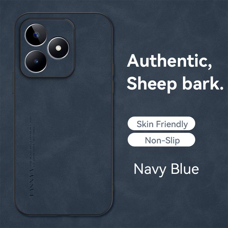 For Oppo Realme C53 Case 6.74''  Luxury Matte Leather Shockproof Phone Case for Opo Appo Realme C53 4G RealmeC53 C 53 Back Cover