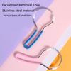 Women Face Hair Remover Spring Stainless Steel Epilator High Quality Facial Hair Removal Tool for Chin Cheek Upper Lip Mustache