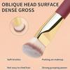 Pinceau de Maquillage Incliné pour Poudre Liquide Crème Buffing Mélange Portable Pinceau de Maquillage Visage Pinceau Correcteur Pinceau Contouring