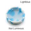 Fluorescent Silicone Ashtray Glow in the Dark Cigarette Holder Colorful Round Durable Smoking Accessories for Indoor Outdoor