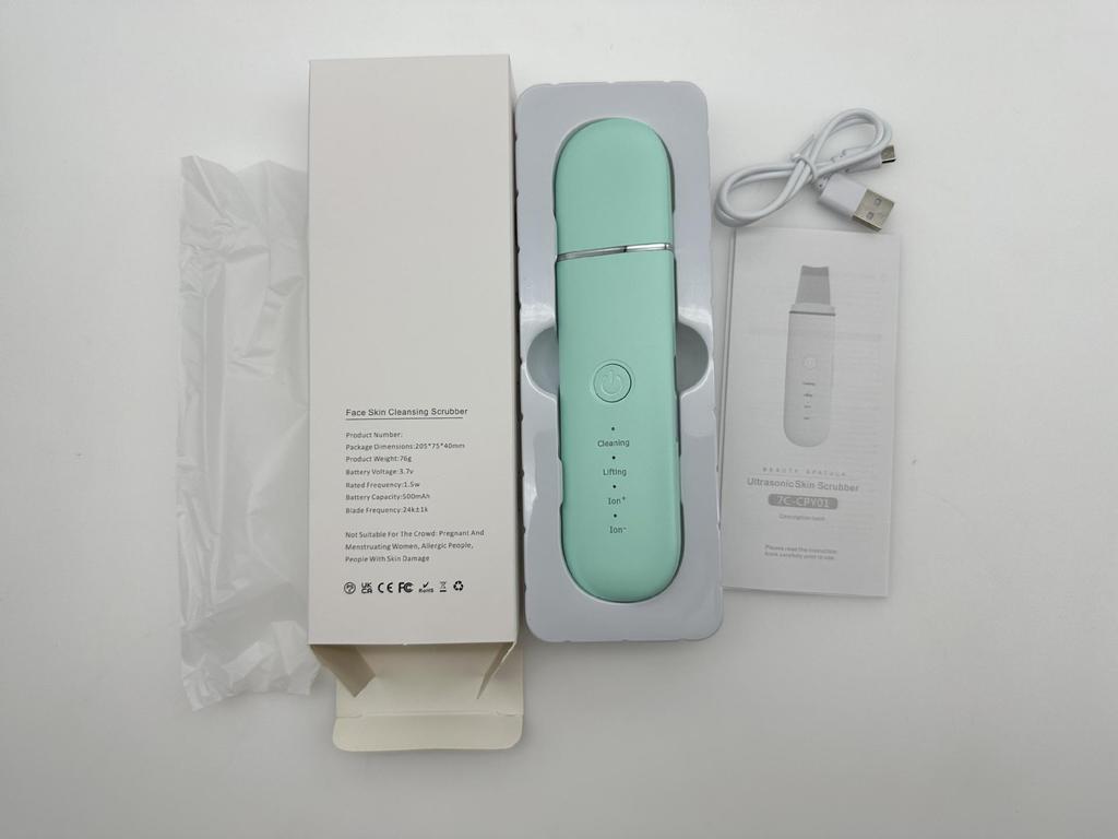 Ultraschall Hautschaber & Porenreiniger Gesichtsreiniger