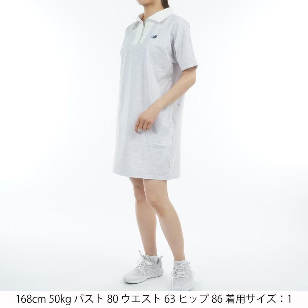 Golf Kurzarmkleid 1 [New Balance] Damen (Dehnbar) / 012-5124501 031_Weiß [M]