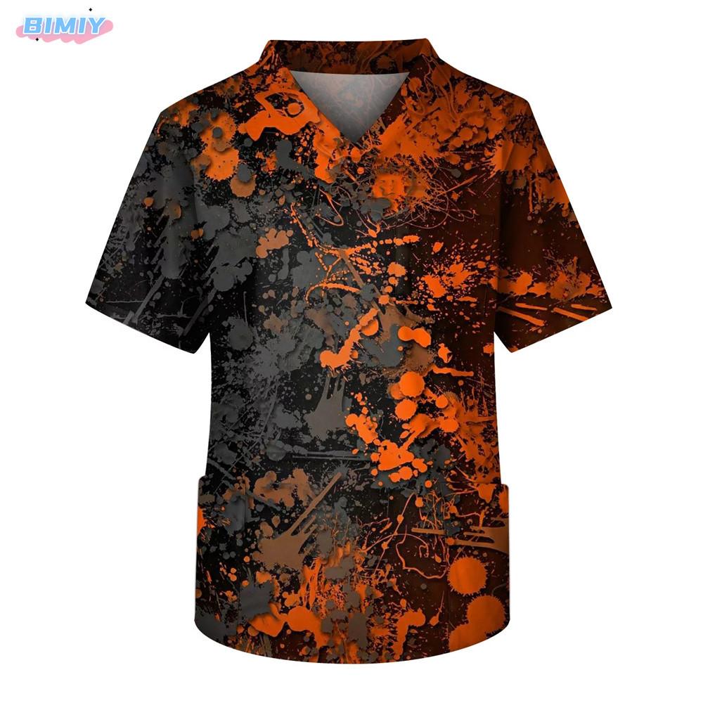 

Мужская больничная униформа с коротким рукавом, топы для сиделок, блузка, одежда для работы в клинике, футболка для медсестры, медицинская одежда для медсестер 5XL