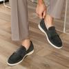 Fashion Suede Leather Men's Business Casual Shoes Handmade Double Buckle Loafers Leisure Slip On Flats Outdoor Male Driving Moccasins