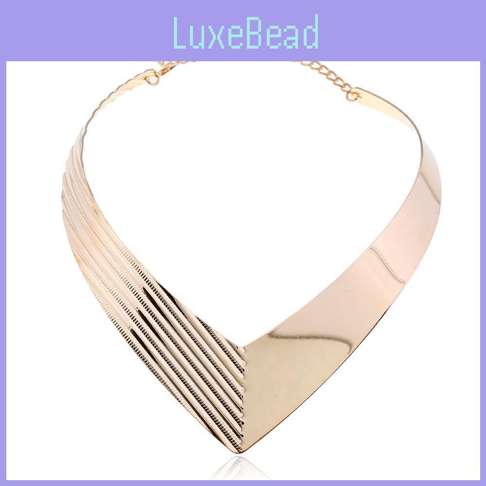 Creativity Shaped V Metal Women Collar Necklace With Fashion Geometric Design