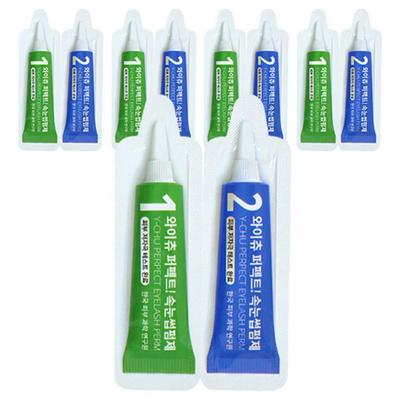 Y-Chu Season 3 Perfect Eyelash Perm Agent 1 + 2 Agent, 2g, 5 Sets