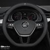 VW Steering Wheel Covers Compatible with Lavida, Sagitar, T-Roc, Polo, Tayron X, Magotan, Tiguan L, Bora, Lamando - Fits New & Old Models.