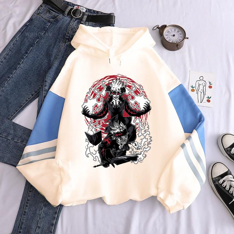 Anime Black Clover Asta Grafikdruck Kapuzenpullover Herren Damen Reißverschluss-Hoodies Lässiges Lockeres Sweatshirt Harajuku Unisex Reißverschlussjacke