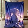 Soft Flannel Blanket Lightweight Cozy Bedroom Living Room CoverFrieren Beyond Journey's End