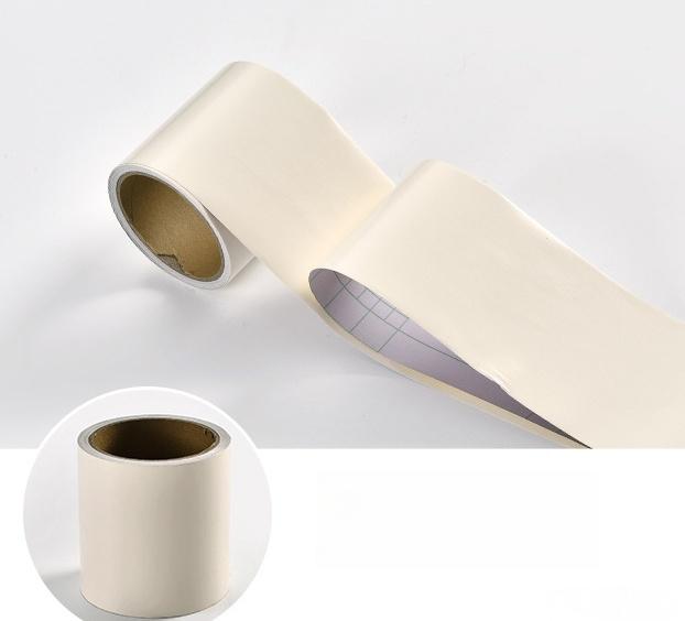 1PC 5mx10cm PVC Self-adhesive Baseboard Waterproof Wall Sticker Window Sill Door Frame Edge Wrapping Renovation Decorative Lines