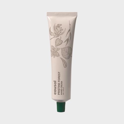 O sole Pristine Forest Hand Cream 50ml - Bergamot Sandalwood O sole Organic Ribbon Shopping Bag Green