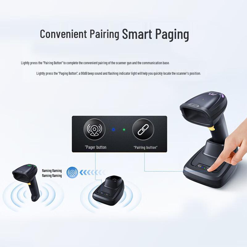 Seuic HS220C Industrial Wireless Barcode Scanner