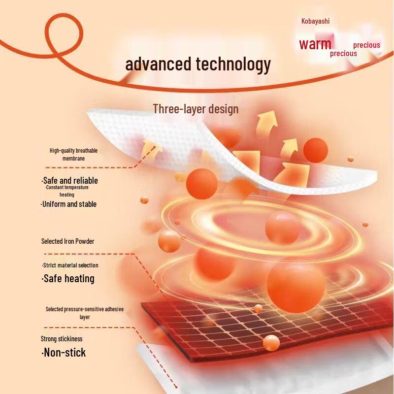 Kobayashi Instant Stick-On Heating Pads