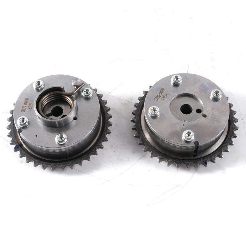PANGOLIN 2pcs Intake&Exhaust Camshaft Adjuster Gear for Toyota Camry RAV4 Highlander Venza Car Parts 13050-0V010+13070-0V010