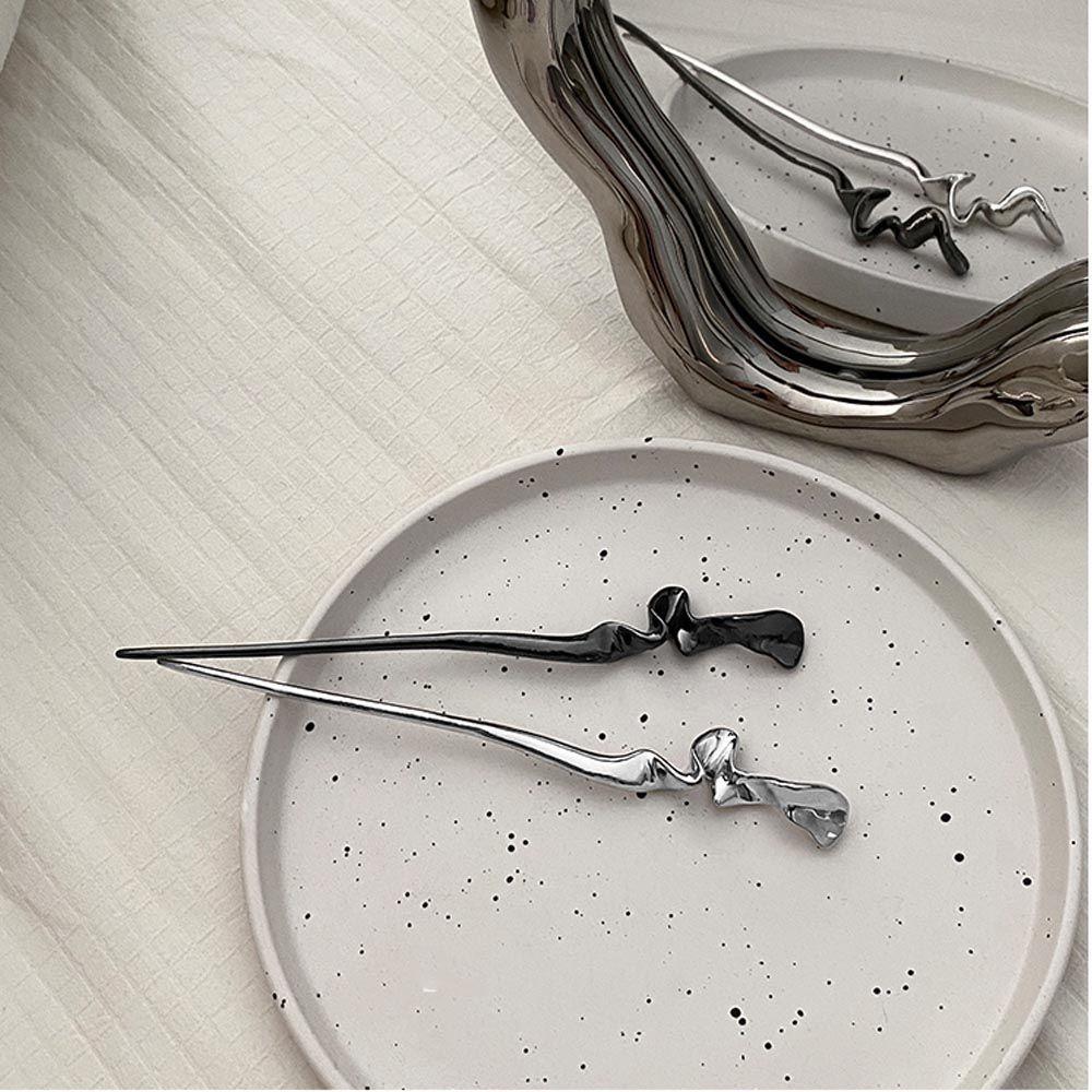 For Girls Metal Bridal Korean Hanfu Hairpins Hair Clip Chinese Hair Fork Women Hair Sticks