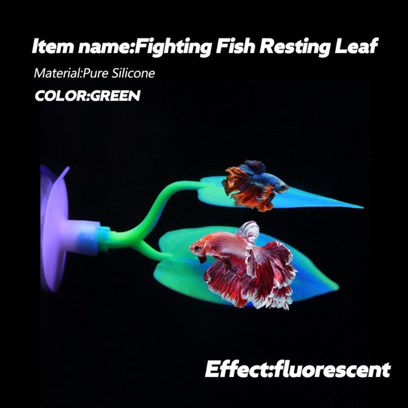 Water Plant Leaves for Fish Tanks Aquarium Decorations Beautiful Appearance Artificial Plant Leaves Multicolored