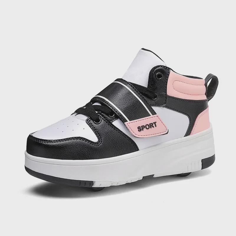 Four-Wheeled Roller Shoes for Kids, Teens, and Adults