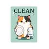 Heavy Duty Magnetic Sign Clean Dirty Dishwasher Magnet, Acrylic Cartoon Animal Sign, Double-Sided & Magnet for Kitchen Decoration Double Sided