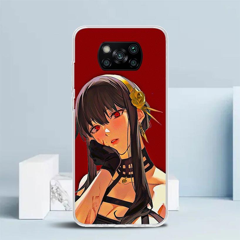 

S-Spy Family Yor F-Forger Soft Cover for Xiaomi Poco F7 Ultra X7 X6 X5 Pro M7 Phone Case Redmi 15 15C 13 13C 12 12C 10 10C Print Redmi 10A