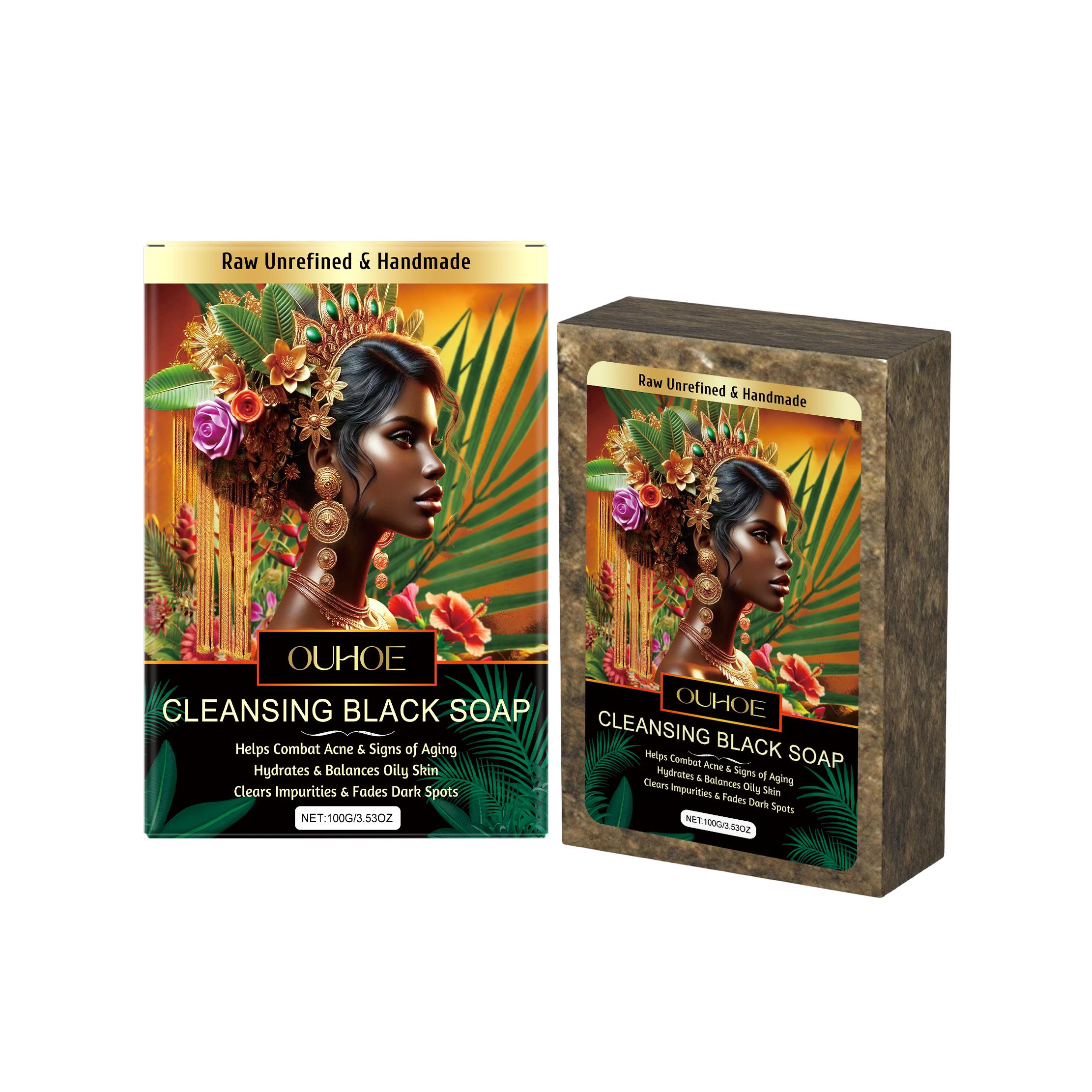 

OUHOE Body Cleansing Soap Deep Cleansing Moisturizing & Hydrating Delicate Fragrance Rich Lather Skin Care For Whole Body Use 100g