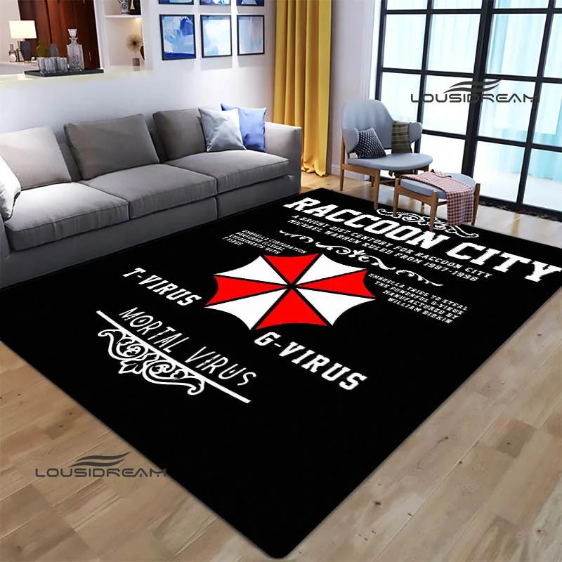 R-Resident Evil Umbrella Printed Carpet Non -slip Carpet Carpets for Living Room Area Rug Door Pad Bedroom Decor Birthday Gift