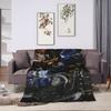Gustavo Cerati Argentine Singer Blanket Warm Soft Print Plush Throw Blanket For Girls Boys Bedroom Flannel Bedspread Bed Cover