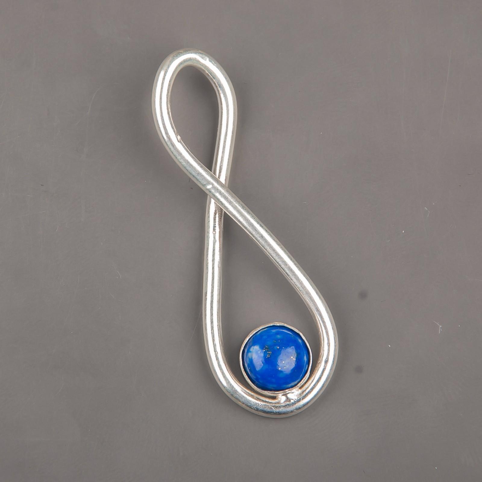 

Lapis Lazuli Gemstone 925 Sterling Silver Jewelry Handmade Pendant 1.66 For Her PP-20-28
