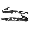 2PCS Front Bumper Headlight Sealing Strip Headlight Gasket Upper Bracket Cover Replacement Parts Fit For BMW F10 F11 2010-2017