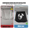 For Abarth Car Logo Seat Headrest Cover Suede Perforated Pillowcase Pad 500 FR FIAT Linea Panda DobloAlbea Astra Bravo