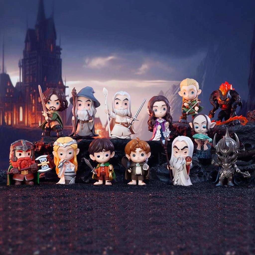 POPMART Lord of the Rings Series PopMart Gachapon Blind Box Figure Plastic Model Premium Toy PVC Soft Vinyl Original Character Birthday Gift [Peace]