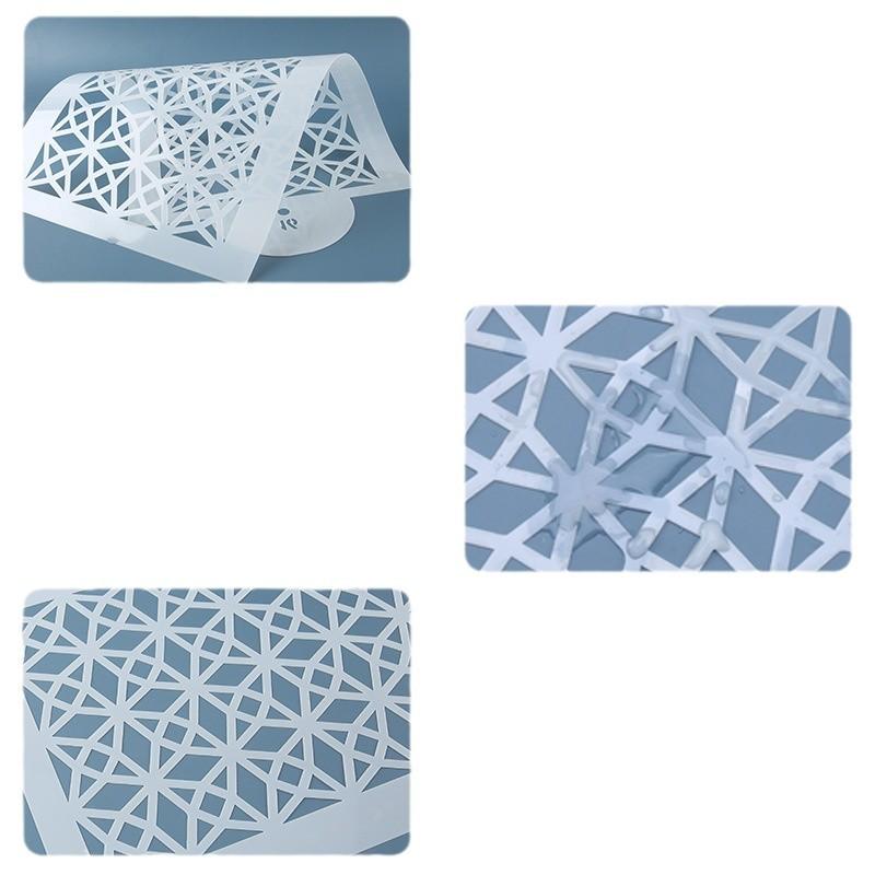 Kakedekor, Sprøytemønstermold, Sukkerpulversikt, Mønsterspraymal, DIY Graffiti, Trykkmal, Hul Bakingsverktøy