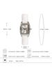 Popular Youth Ladies Barrel-Shaped Quartz Watch: Fashionable, Business-Ready, Waterproof with Leather Strap
