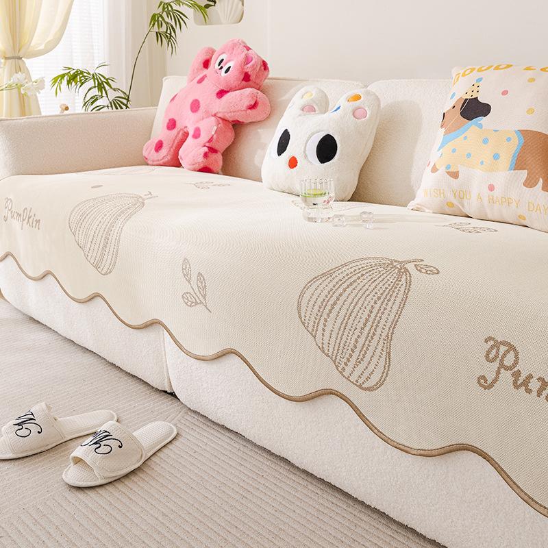 Dopamine Fun Sofa Cushion  New Four-Season Universal Cover Cloth Towel One-Piece Lazy Sofa Cushion