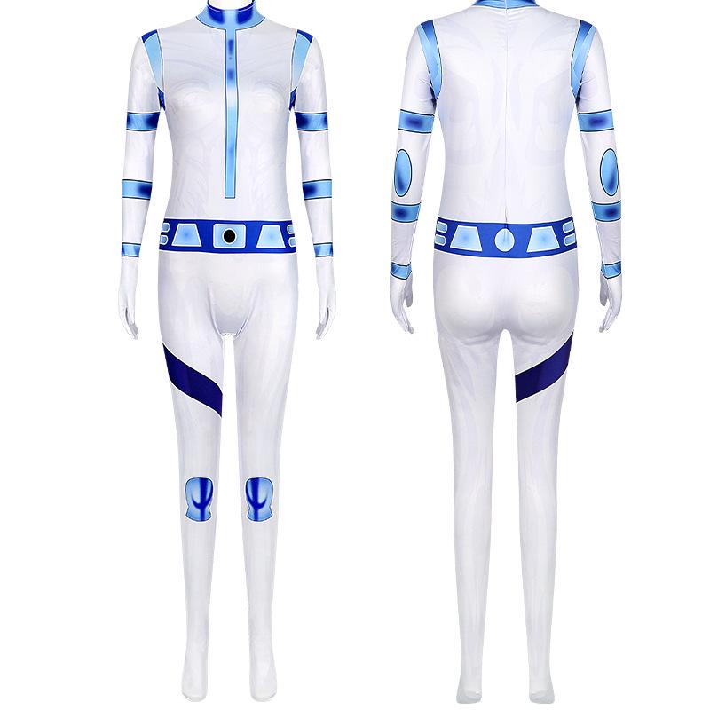Halloween Anime Spicy Girl Kim Seol-ah Bodysuit: Tight-fitting Costume for Cosplay & Performance
