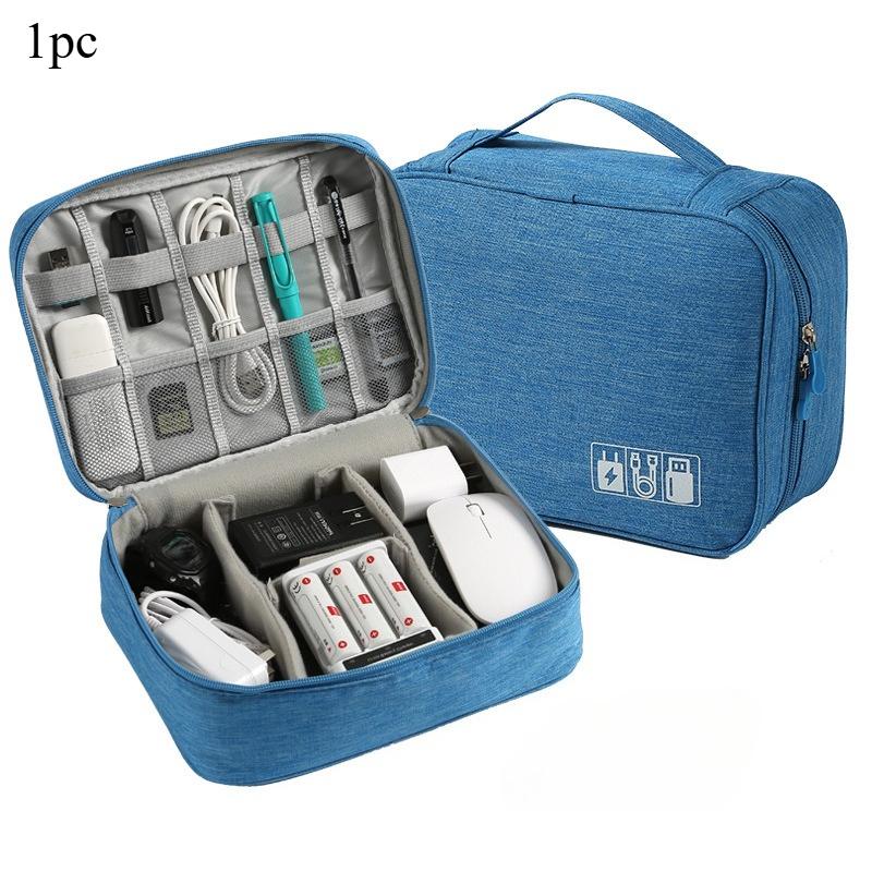 Cable Storage Bag Organizer Digital Electronic Organizer Portable USB Data Line Charger Plug Storage Bags Travel Cable Organizer