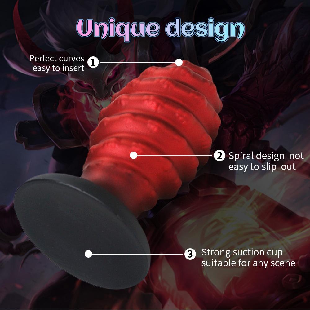 Classic Spiral Shaped Dildo Rear Anal Plug Stick Female Silicone Masturbator Adult Products Male Anal Plugs