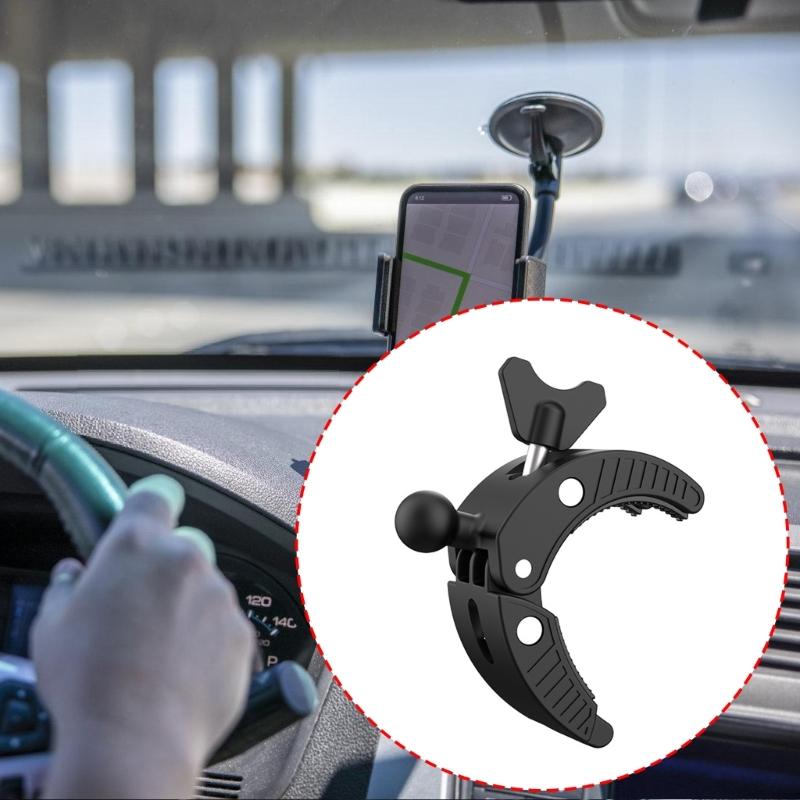 Fast Release Phone Mount Base With Universal Compatibility Adjustable Clamp Design Lightweight Suitable For Car Bike Use