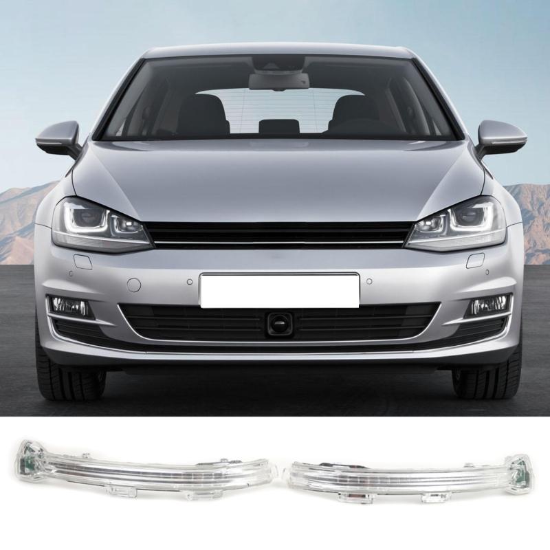 Plugs & Play Side Signal Corner LED Blinker Light Vehicle Exterior Mirror Turn Indicator for Golf 7, MK2, MK7 5G0949101